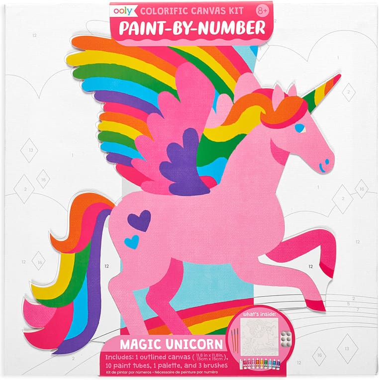 2647404818 Colorific Canvas Kit Paint by Number | Magic Unicorn 2024