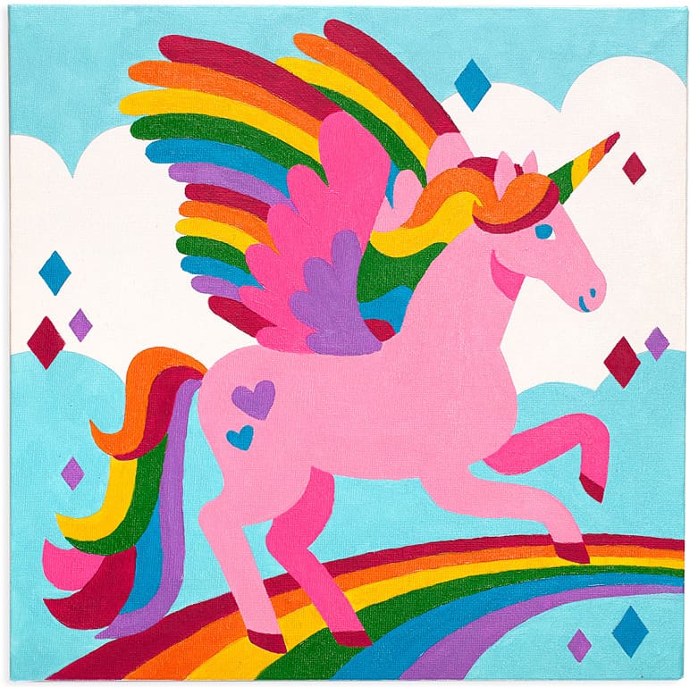 2647407814 Colorific Canvas Kit Paint by Number | Magic Unicorn 2024