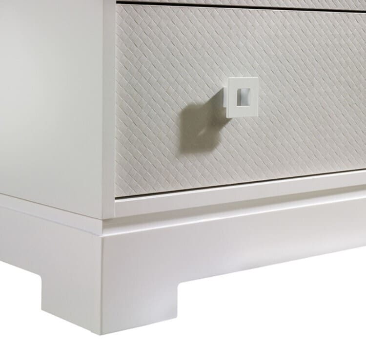 3474914620 Tulip | Olson Convertible Crib + 3 Drawer Dresser in White/Mosaic 2024