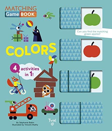 3960150310 Colors Matching Game Book: 4 Activities in 1! 2024