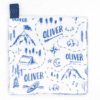 2028407545 Sugar + Maple | Blue Adventure Map Minky Lovey (Personalized) 2024