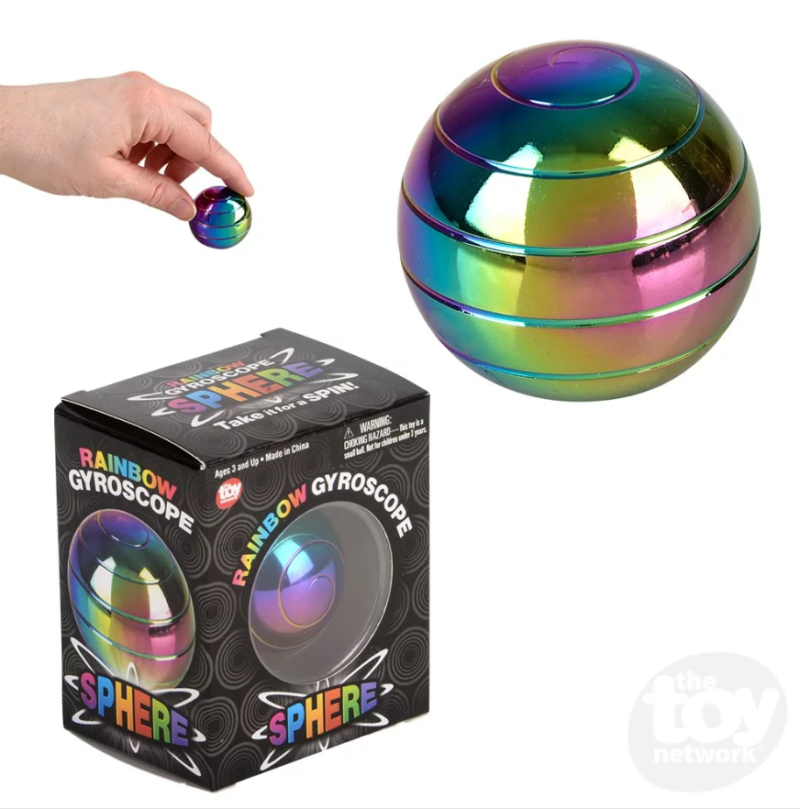 3895704799 Rainbow Gyroscope Sphere 2024